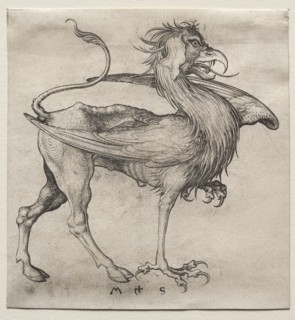 The Griffin, 1400s. Creator: Martin Schongauer (German, c.1450-1491).