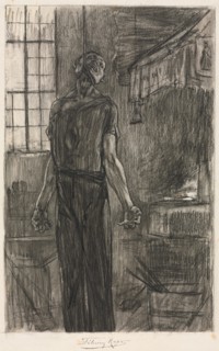 The Hanged Man in the Forge, c. 1880. Creator: Félicien Rops (Belgian, 1833-1898).