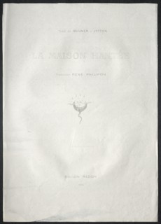The Haunted House: Title Plate, 1896. Creator: Odilon Redon (French, 1840-1916); Auguste Clot (French, 1858-1936).