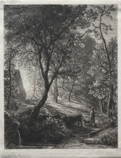 The Herdsman's Cottage, 1850. Creator: Samuel Palmer (British, 1805-1881).