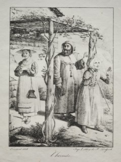 The Hermit, 1818. Creator: Louis Hersent (French, 1777-1860).