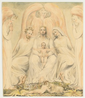 The Holy Family (also known as Christ in the Lap of Truth), c. 1805. Creator: William Blake (British, 1757-1827).