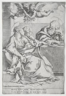 The Holy Family with Two Angels. Creator: Guido Reni (Italian, 1575-1642).