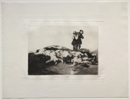 The Horrors of War: Bury Them and Keep Quiet. Creator: Francisco de Goya (Spanish, 1746-1828).