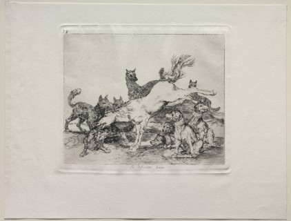 The Horrors of War: He Defends Himself Well. Creator: Francisco de Goya (Spanish, 1746-1828).