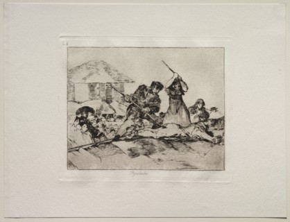 The Horrors of War: Rabble. Creator: Francisco de Goya (Spanish, 1746-1828).