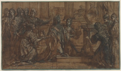 The Idolatry of Solomon, 1622-1623. Creator: Pietro da Cortona (Italian, 1596-1669).