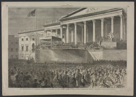 The Inauguration of Abraham Lincoln as President of the United States?, March 4, 1861, 1861. Creator: Winslow Homer (American, 1836-1910).