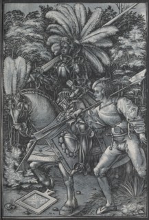The Knight and Lansquenet, c. 1512. Creator: Hans Wechtlin (German, 1480/85-aft 1526).