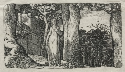 The Lady and the Rooks, 1829. Creator: Edward Calvert (British, 1799-1883).