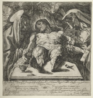 The Lamentation. Creator: Orazio Borgiani (Italian, 1578(?)-1616).