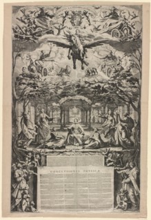 The Large Thesis, 1625. Creator: Jacques Callot (French, 1592-1635).