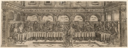 The Last Supper (pair), about 1500. Creator: Lucantonio degli Uberti (Italian).