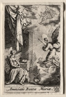 The Life of the Virgin: The Annunciation. Creator: Jacques Callot (French, 1592-1635).