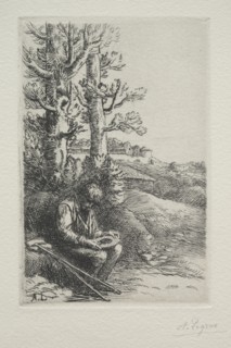 The Little Beggar. Creator: Alphonse Legros (French, 1837-1911).