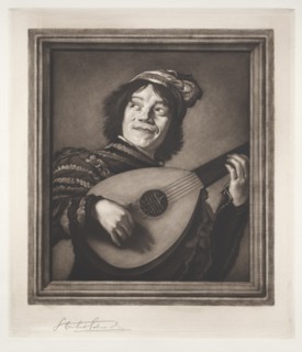 The Lute Player, 19th-20th century. Creator: Samuel Arlent-Edwards (American, 1862-1938).