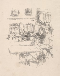 The Market Place, Vitre, 1893. Creator: James McNeill Whistler (American, 1834-1903).