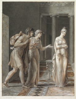 The Meeting of Orestes and Hermione, c. 1800. Creator: Anne-Louis Girodet de Roucy-Trioson (French, 1767-1824).