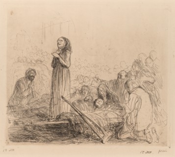 The Miracle before the Blessed Sacrament. Creator: Jean Louis Forain (French, 1852-1931).