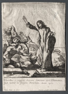 The Miracles of Jesus Christ: Christ Delivering the Possessed. Creator: Claude Vignon (French, 1593-1670).