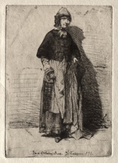 The Mother Gerard, 1858. Creator: James McNeill Whistler (American, 1834-1903).