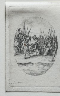 The Mysteries of the Passion: The Carrying of the Cross. Creator: Jacques Callot (French, 1592-1635).