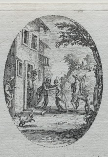 The Mysteries of the Passion: The Visitation. Creator: Jacques Callot (French, 1592-1635).