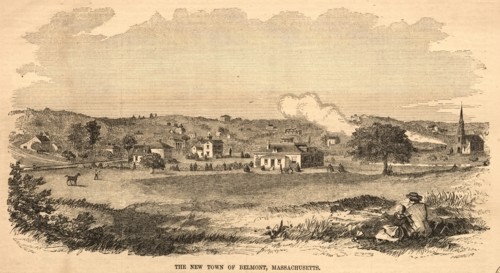 The New Town of Belmont, Massachusetts, 1859. Creator: Winslow Homer (American, 1836-1910).