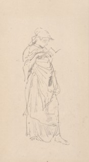 The Novel - Girl Reading, 1890. Creator: James McNeill Whistler (American, 1834-1903).