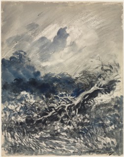 The Oak Tree and the Reed, c. 1873. Creator: Charles François Daubigny (French, 1817-1878).