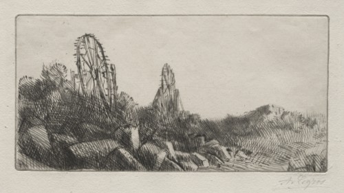 The Old Stone Quarries of Montrouge. Creator: Alphonse Legros (French, 1837-1911).