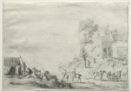 The Outpost. Creator: Robert van den Hoecke (Flemish, 1622-1668).