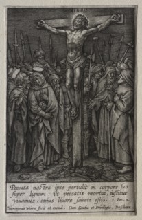 The Passion: The Crucifixion. Creator: Hieronymus Wierix (Flemish, 1553-1619).