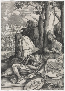 The Power of Women: Samson and Delilah, c. 1512. Creator: Lucas van Leyden (Dutch, 1494-1533).