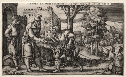 The Prodigal Son. Creator: Hans Sebald Beham (German, 1500-1550).