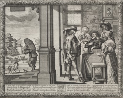 The Prodigal Son: The Prodigal Bidding His Parents Farewell. Creator: Abraham Bosse (French, 1602-1676).