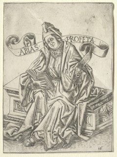 The Prophets: Obadiah, c. 1470-1475. Creator: Baccio Baldini (Italian, c. 1436-1487), attributed to.
