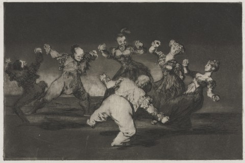 The Proverbs: If Marion Will Dance, Then She Has to Take the Consequences, 1864. Creator: Francisco de Goya (Spanish, 1746-1828).
