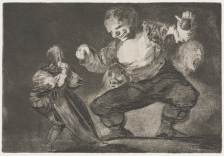 The Proverbs: Simpleton, 1864. Creator: Francisco de Goya (Spanish, 1746-1828).
