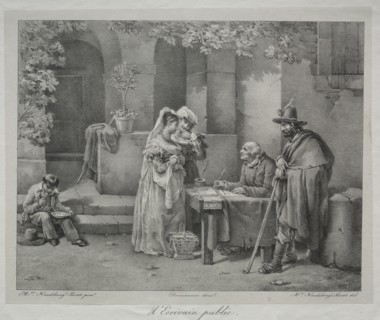 The Public Writer. Creator: Antoinette Cécile Hortense Lescot Haudebourt (French, 1784-1845).