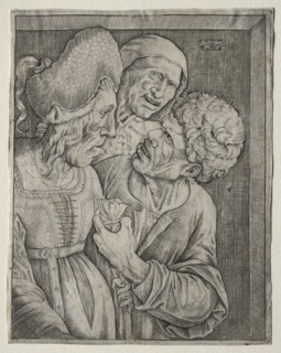The Rich Old Woman. Creator: Agostino Musi (Italian, 1490-1540).