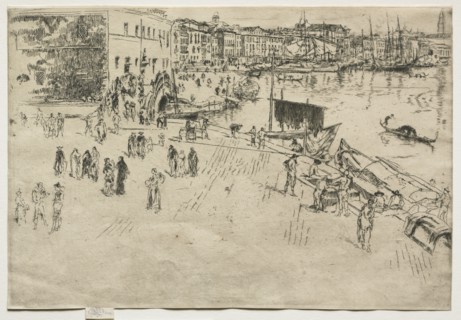 The Riva, No. 1, 1880. Creator: James McNeill Whistler (American, 1834-1903).