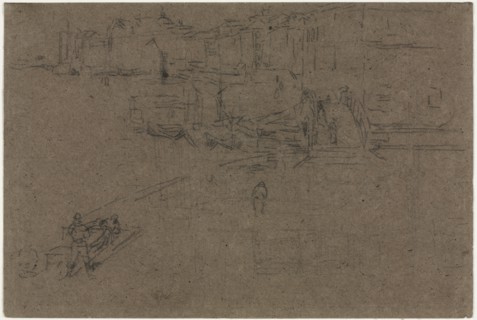 The Riva, Venice. Creator: James McNeill Whistler (American, 1834-1903).