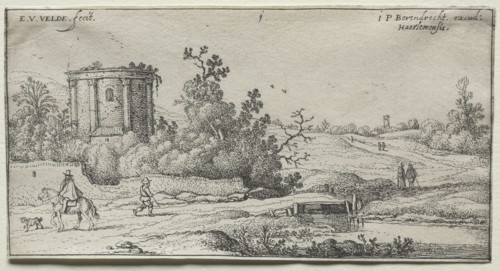 The Road by the Little Round Temple. Creator: Adriaen van de Velde (Dutch, 1636-1672).
