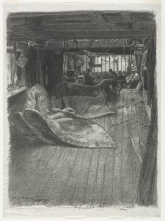 The Sailmaker's Loft, 1911. Creator: Thomas Robert Way (British, 1861-1913).