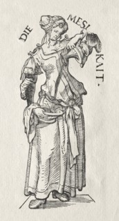 The Seven Virtues: Temperance. Creator: Hans Burgkmair (German, 1473-1531).