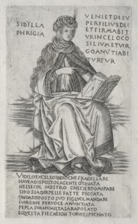 The Sibyls: The Phrygian Sibyl, c. 1470-1480. Creator: Francesco Rosselli (Italian, 1448-before 1513).