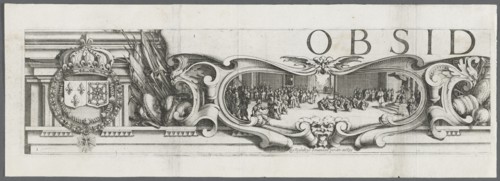 The Siege of La Rochelle: Plate 1, 1628-1630. Creator: Jacques Callot (French, 1592-1635); Abraham Bosse (French, 1602-1676), and.