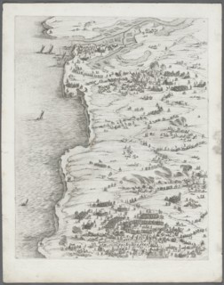 The Siege of La Rochelle: Plate 5, 1628-1630. Creator: Jacques Callot (French, 1592-1635), assistant of.
