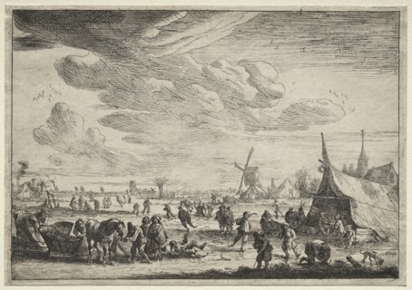 The Skaters. Creator: Peeter Bout (Flemish, 1658-1719).